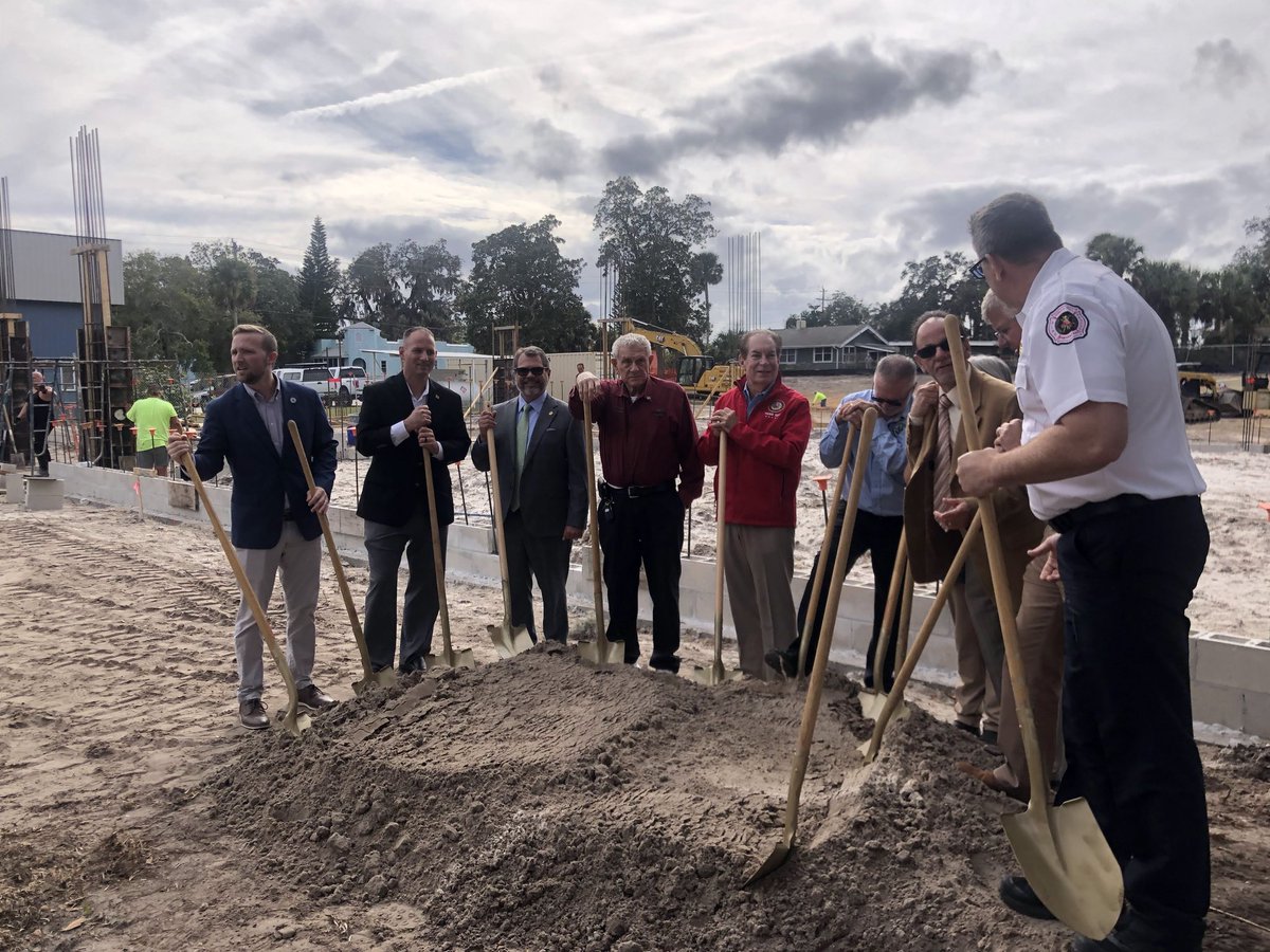 SenTom_wright's tweet photo. It was a privilege to attend the ground breaking ceremony for the new Holly Hill Fire Station and an honor to receive a ceremonial axe. https://t.co/FjDGVCEmln