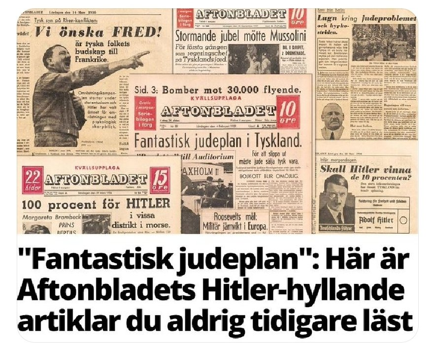 Dela denna gärna.

#svpolitik #BrunaRötter
<a href="/anderslindberg/">Anders Lindberg</a> <a href="/Aftonbladet/">Aftonbladet</a>