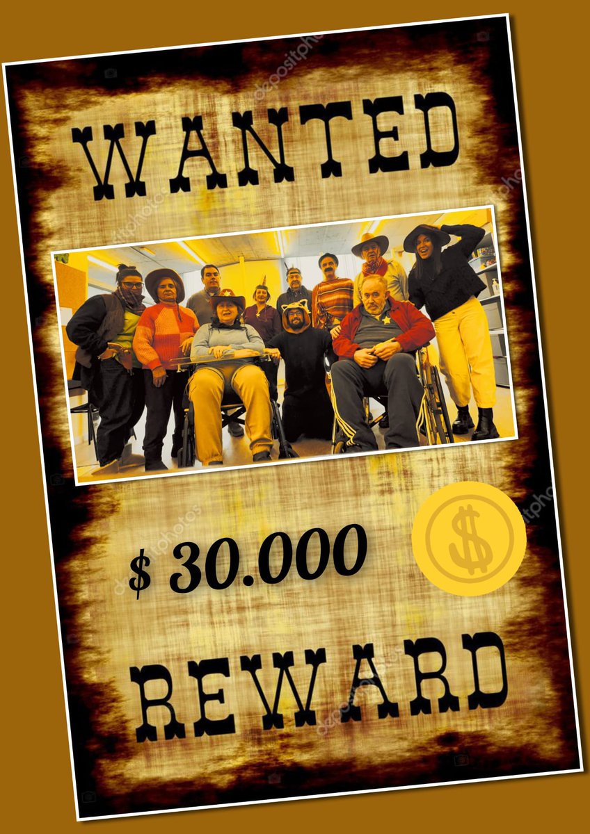 ¡ 𝚂𝙴 𝙱𝚄𝚂𝙲𝙰 !

Cuidado con estos forajidos 🤠🐎

Son peligrosos y han huido de la justicia 🏜️

💰 Se ofrece recompensa.

#AfadacsTorrejón #Carnavales2024