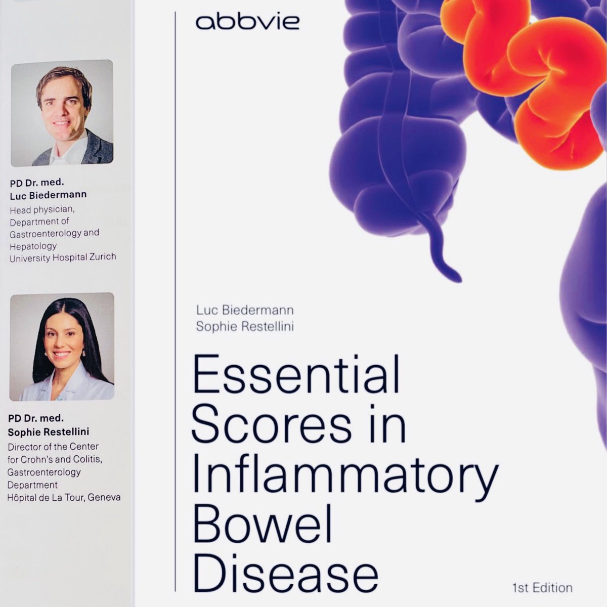 Very excited with @BiedermannLuc to announce the release of the first edition of our booklet « Essential Scores in Inflammatory Bowel Disease » now available in Switzerland ! 'If you can't measure it, you can't improve it.' William Thomson