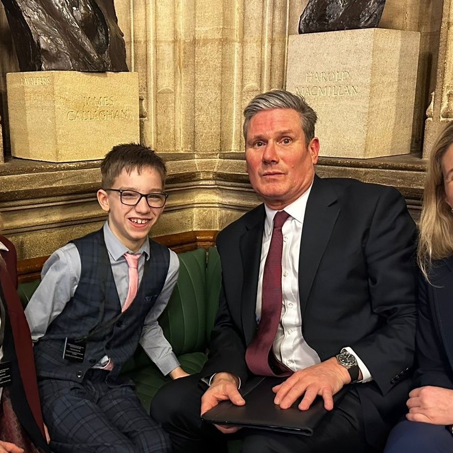 epilepsysociety's tweet image. On #InternationalEpilepsyDay, we celebrate law-changer, Zach!
Last week we marked #ZachsLaw with Zach meeting
@RishiSunak, @Keir_Starmer and taking photos at
@10DowningStreet. Zach’s Law means people with epilepsy will be safer online - and trolls will be brought to justice.💜