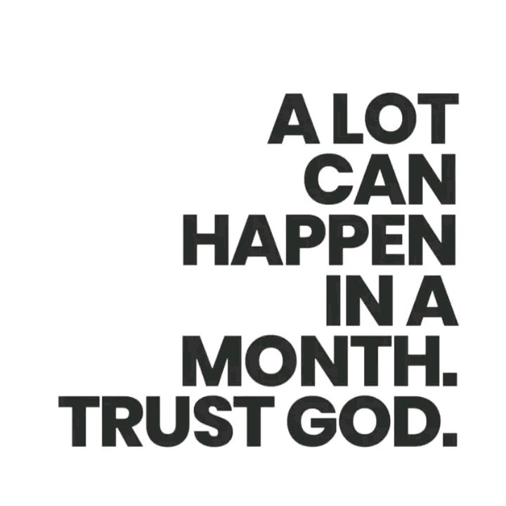 Proverbs 3:5-6
[5]Trust in the Lord with all your heart 
    and lean not on your own understanding;
[6]in all your ways submit to him, 
    and he will make your paths straight.
#WithGodAllThingsArePossible 
#AlwayzGod1st