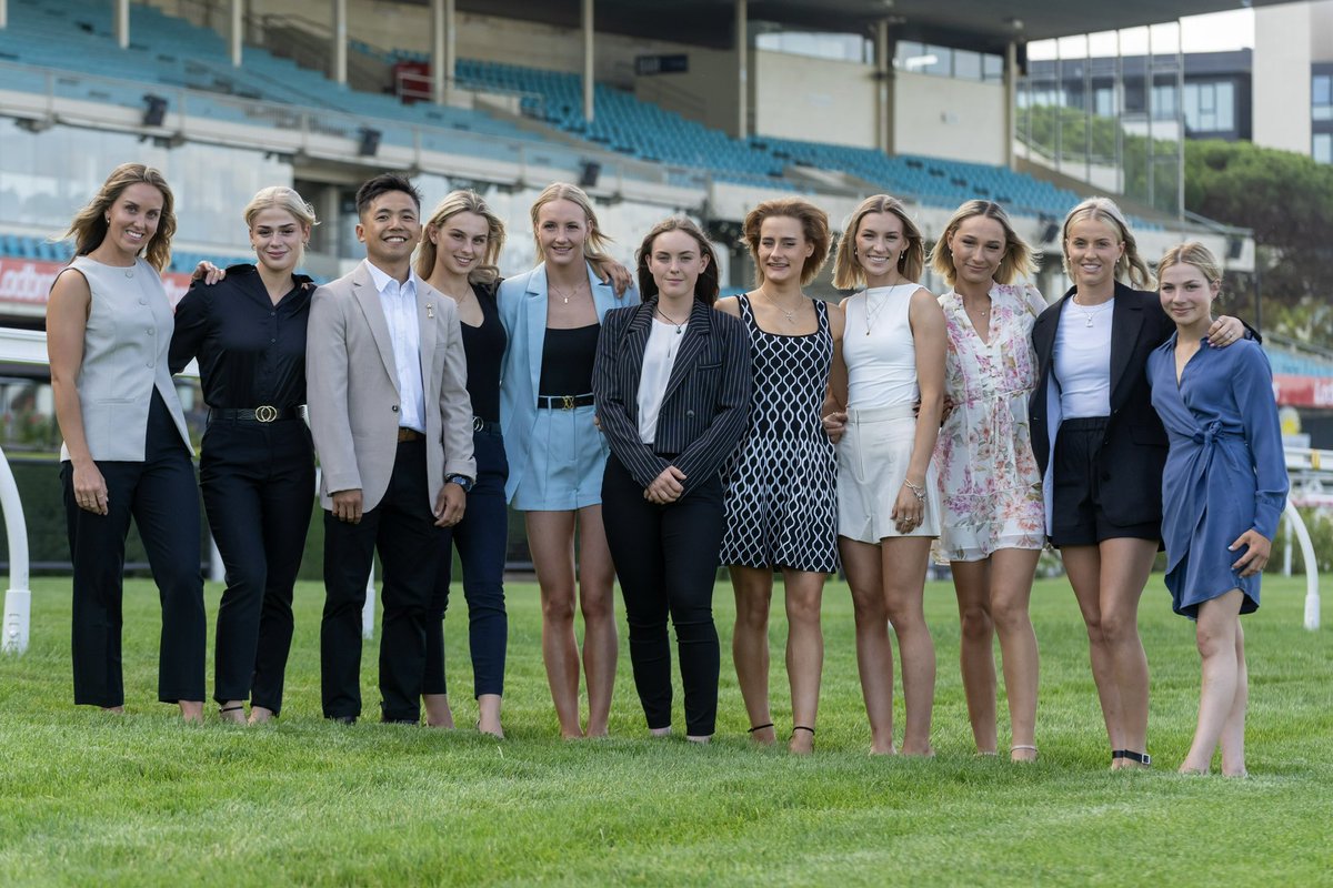 Stephanie Hateley, Sage Duric, Chris Pang, Nadia Daniels, Brittany Button, Sam Kennedy-Roessling, Ruby Lamont, Eliza Lloyd, Olivia East, Hayley Spitse & Zoe Waller were all officially welcomed tonight into Racing Victoria’s Apprentice Jockey Training Program!