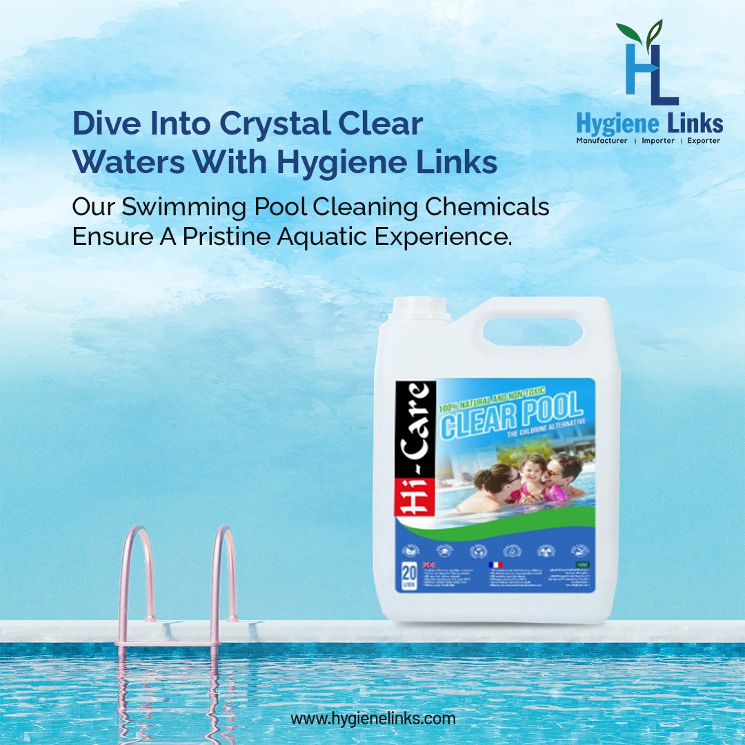 hygiene_links's tweet photo. Experience crystal-clear waters and pristine pools with our premium range of swimming pool cleaning chemicals.
Call: +971 50568 9879
Visit: https://t.co/k0gIvfSnUe
Mail: info@hygienelinks.com
#ttsproducts #cleaningproducts #hygieneproduct #tissueproducts #dispensers #hygienelinks https://t.co/dq8LFMoYig