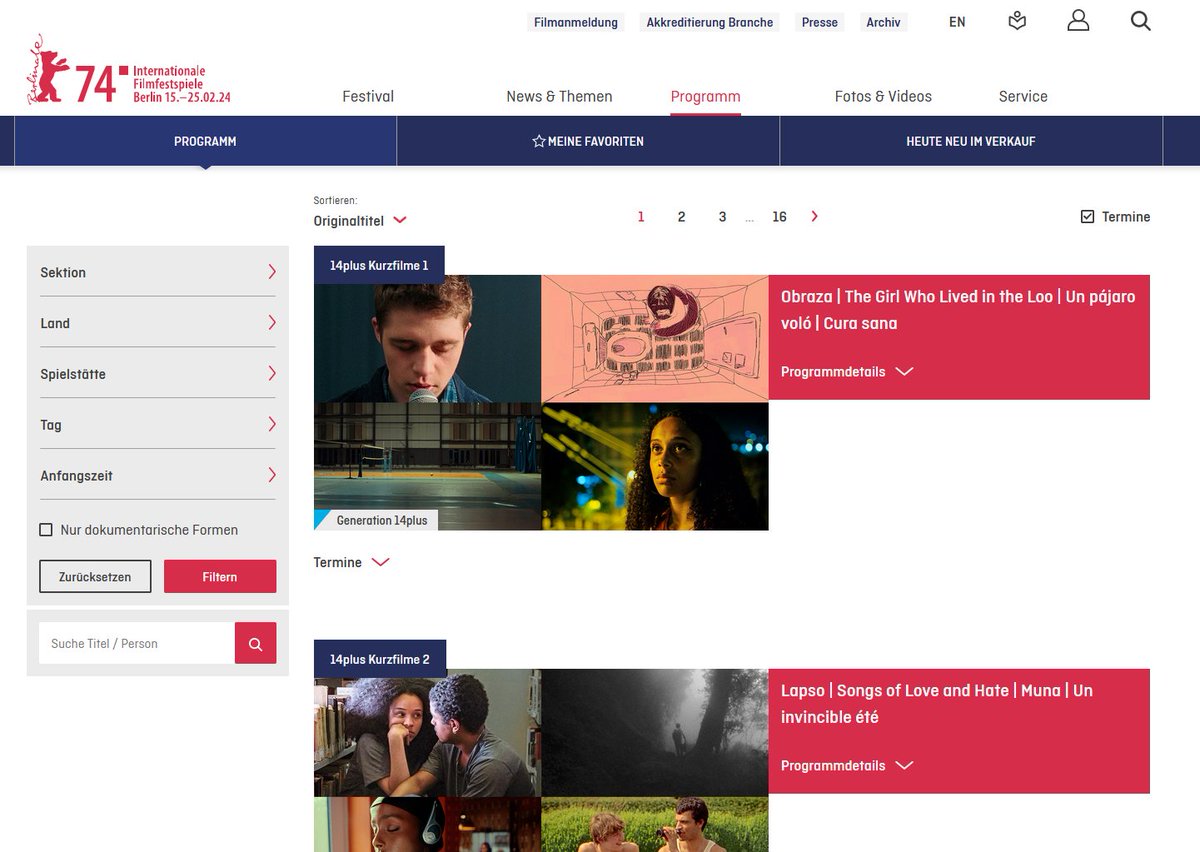 IAI_Bibliothek's tweet photo. Diese Woche beginnt die #Berlinale2024 🍾 Das Programm ist online und ab heute beginnt der Vorverkauf. 
Es sind wieder viele Filme aus dem ibero-amerikanischen Raum dabei 📽️!
👉���� https://t.co/ykfpw1EWrC https://t.co/Oz98JCx0qH
