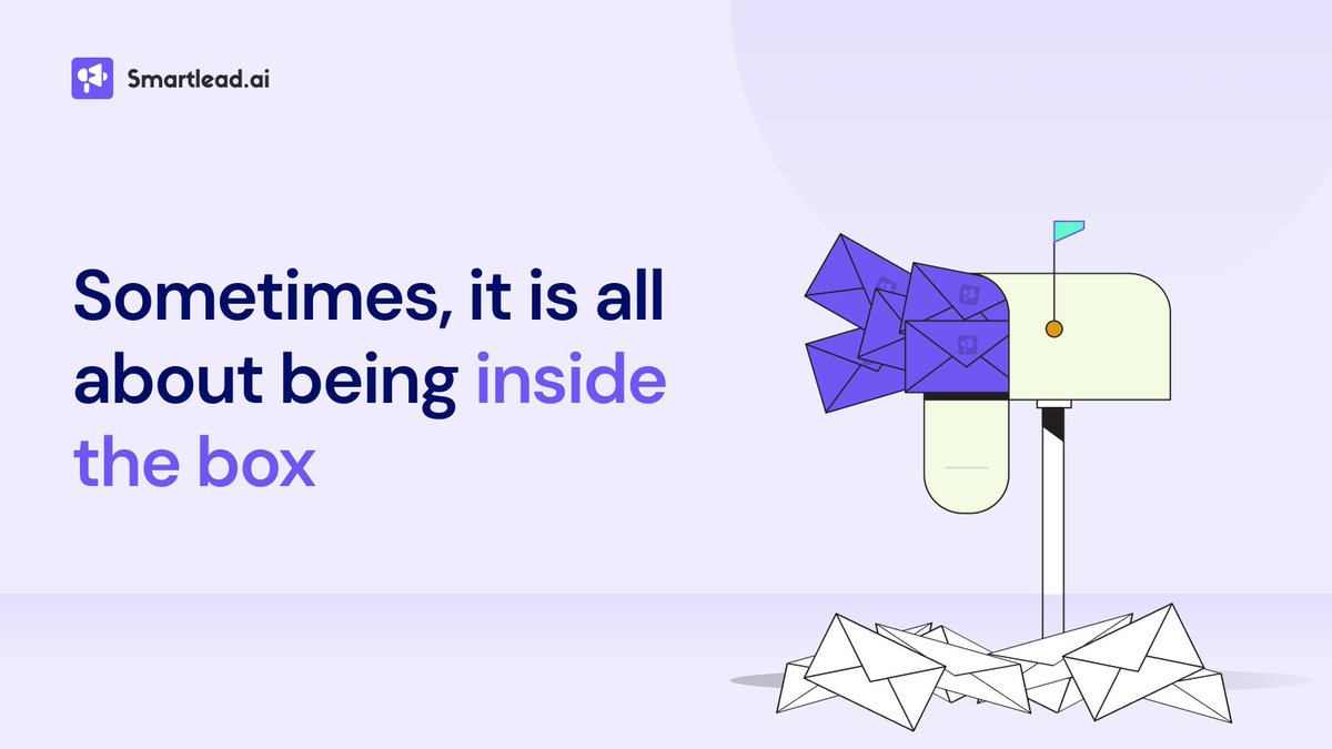 smartlead_ai's tweet photo. Sometimes thinking #InsideTheBox can do the trick. It’s not always the #OutOfBox approach that will get you the results.
P.S. Where are your emails landing? Inbox or…….Spam?
#coldemailing #b2b #coldemailoutreach #smartlead #smartleadai #thinkinsidethebox #successai https://t.co/2OBgScZR68