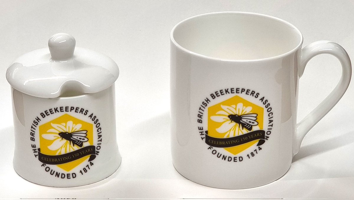 britishbee's tweet photo. ONLY to collect @ BBKA Spring Convention 12-14 Apr @ Harper Adams.  Mugs, honey-pots &amp; sweatshirts will NOT be posted or available after the Convention. To avoid disappointment buy 150-year Anniversary merchandise by 1st March: https://t.co/xuFOfuFcXg https://t.co/XIsZ7E6wTi