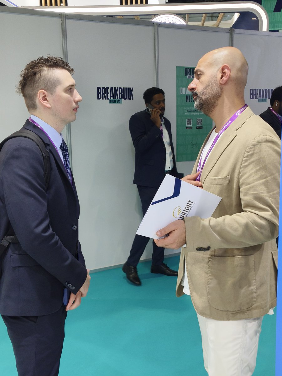 SeaBrightShip's tweet photo. Excited to be at @Break_bulk Middle East 2024 at the Dubai @DWTCOfficial
For all things shipping and logistics
Let's connect & explore new possibilities together!
Visit us at
Stand No. A40
Hall No. 6
#SeaBright #BreakBulkME #ShipManagement #ShipOperation #Networking https://t.co/mrrozPLTSr