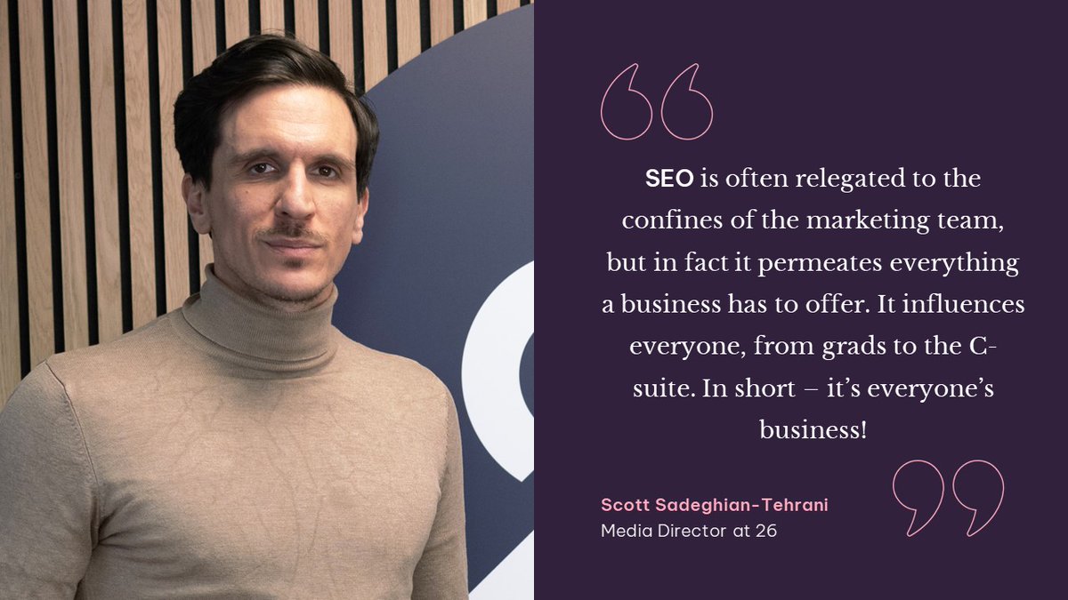 Gone are the days when SEO was the sole responsibility of a single person or team. Our Media Strategy Director, Scott, talks to <a href="/advertisingweek/">Advertising Week</a>  about how brands need many teams across their business to buy into their SEO ‘culture’: advertisingweek.com/seo-its-everyo… #SEO #SEOculture
