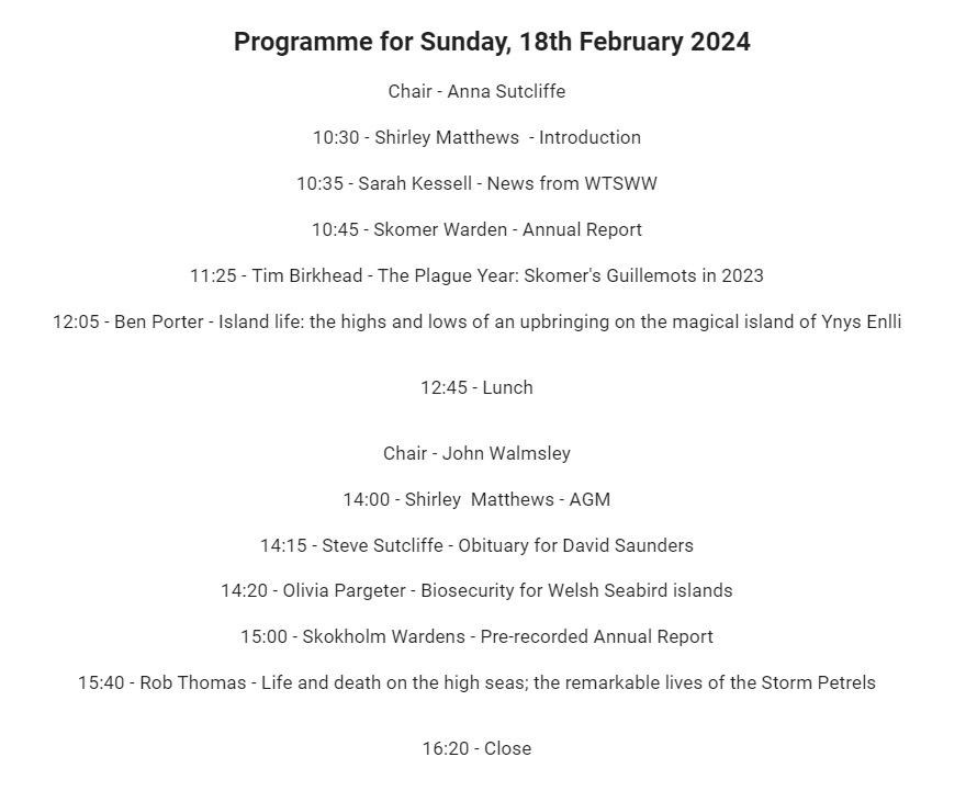 TFOSAS's tweet image. It is not too late to get tickets for our annual day of talks and chat on  Sunday, 18th Feb in Chepstow. If you can't make it to the live event, most of the talks will be available online .  More details and booking via Eventbrite. Non members welcome. friendsofskokholmandskomer.org/reunion