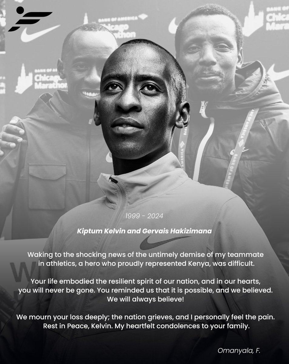 Ferdiomanyala's tweet photo. Rest well, Kiptum 🕊 https://t.co/brNFjBacNy