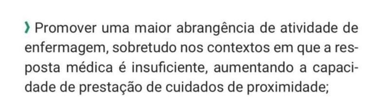 gstvojesus's tweet photo. @manjos Outra ideia interessante do PS é dar aos enfermeiros funções dos médicos, “sobretudo nos contextos em que a resposta médica é insuficiente”. Ou seja, o critério não é ser uma adequada aos enfermeiros, é faltarem médicos. Muito bom. https://t.co/OfbCrIHltn
