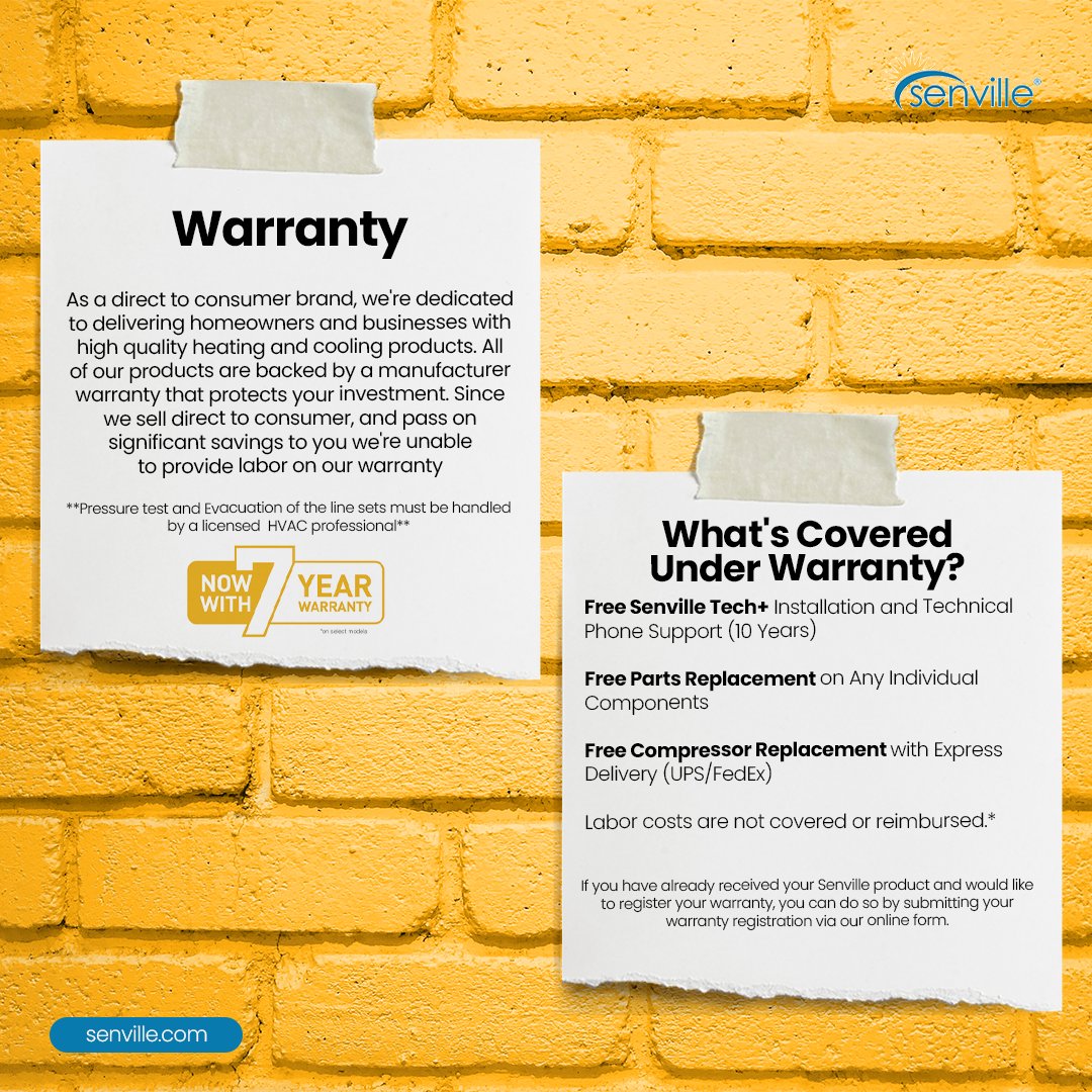 senvilleusa's tweet photo. Secure your comfort with Senville's solid warranty promise.

Our direct-to-consumer approach means you enjoy significant savings, backed by a manufacturer's warranty that safeguards your investment.

https://t.co/R1kCNyBr8O

#senville #senvilleminisplit https://t.co/mq6AxoEipY