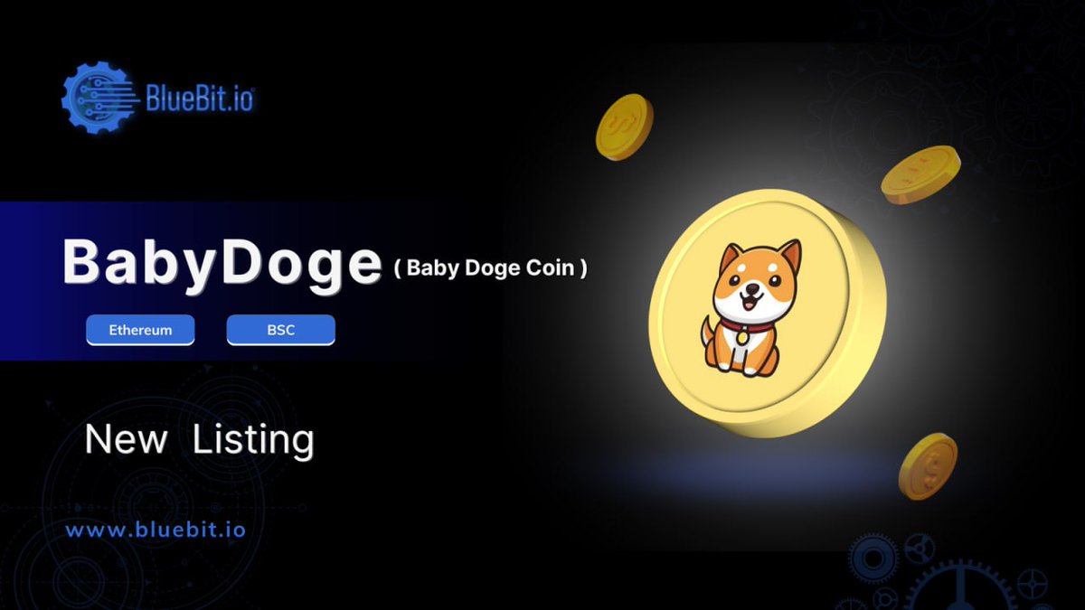 🎉  #BlueBit is thrilled to announce the listing – $BabyDoge! 

🌐  We welcome <a href="/babydoge/"></a> addition to our spot market,trade $BabyDoge on #BlueBit.🚀

   🔹 Trading pair: $BabyDoge/USDT  
   🔹 Trading opens at: 14:00 Feb, 12 2024 (UTC) 
   🔹 Deposit opens at: 12:00 Feb, 12