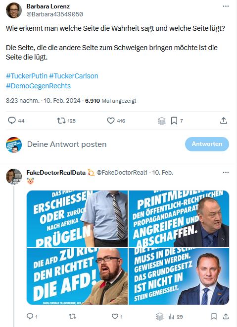 ZDummheit's tweet photo. @FakeDoctorReal1 @Barbara43549050 🤡Wenn Horst aka. "Barbara Lorenz" andere Seite zum Schweigen bringen möchte #CancelCulture bedeutet, dass das Horst immer lügt? https://t.co/XBJNUXxCZN