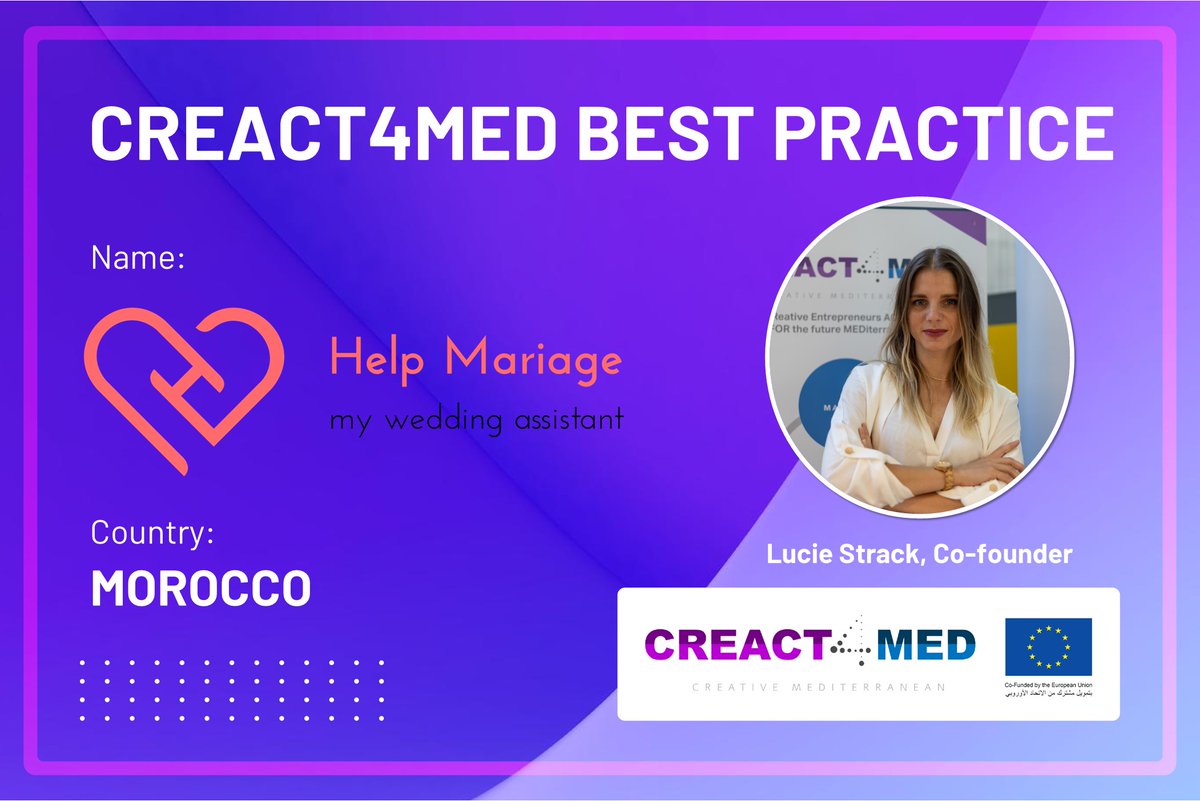 creact4med's tweet photo. #CREACT4MED #BestPractices announcements continue!
🔸DigiLab by @netinfoatc in Tunisia 🇹🇳
🔸Help Mariage in Morocco 🇲🇦
🔸dawar llfnoon in Egypt 🇪🇬
🔸Qaleb Studio in Jordan 🇯🇴
Head to our website to read their full stories! https://t.co/XtXTvhijEx https://t.co/fXjTTrKedq