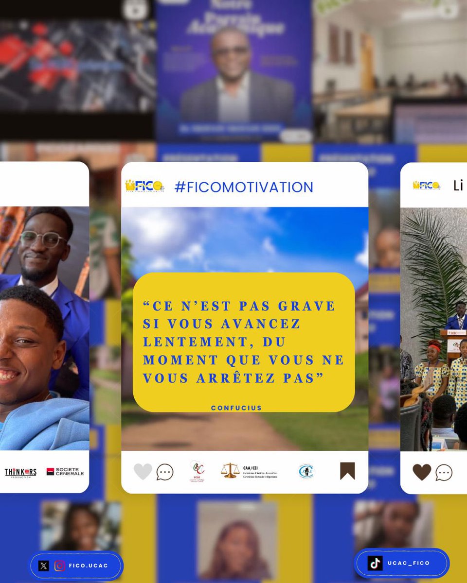 fico_ucac's tweet photo. Le FICO vous souhaite une excellente semaine 💙🤍💛 https://t.co/VZhAIVrpQt