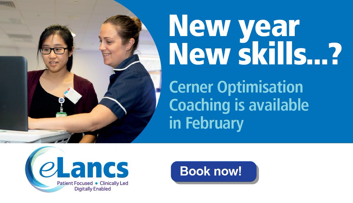 eLancs (@_elancs) on Twitter photo It's not too late to secure your space <a href="/ELHT_NHS/">East Lancashire Hospitals NHS Trust π</a> colleagues π’
Get the most out of our Electronic Patient Record by attending a one-to-one coaching session with an expert. Slots are available from:
ποΈ 19 Feb - 1 March / 11 - 22 March
#Improvement #EPR It's not too late to secure your space <a href="/ELHT_NHS/">East Lancashire Hospitals NHS Trust π</a> colleagues π’
Get the most out of our Electronic Patient Record by attending a one-to-one coaching session with an expert. Slots are available from:
ποΈ 19 Feb - 1 March / 11 - 22 March
#Improvement #EPR