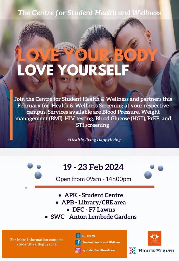 We're coming to a campus near you. Bring a friend or a partner and #KnowYourNumbers. Like and share and stand a chance to win R250 voucher weekly. #HealthyLivingHappyLiving🥰🤓🥳 <a href="/go2uj/">University of Johannesburg</a>  <a href="/ujfm/">UJFM #ShapingOurFuture</a>