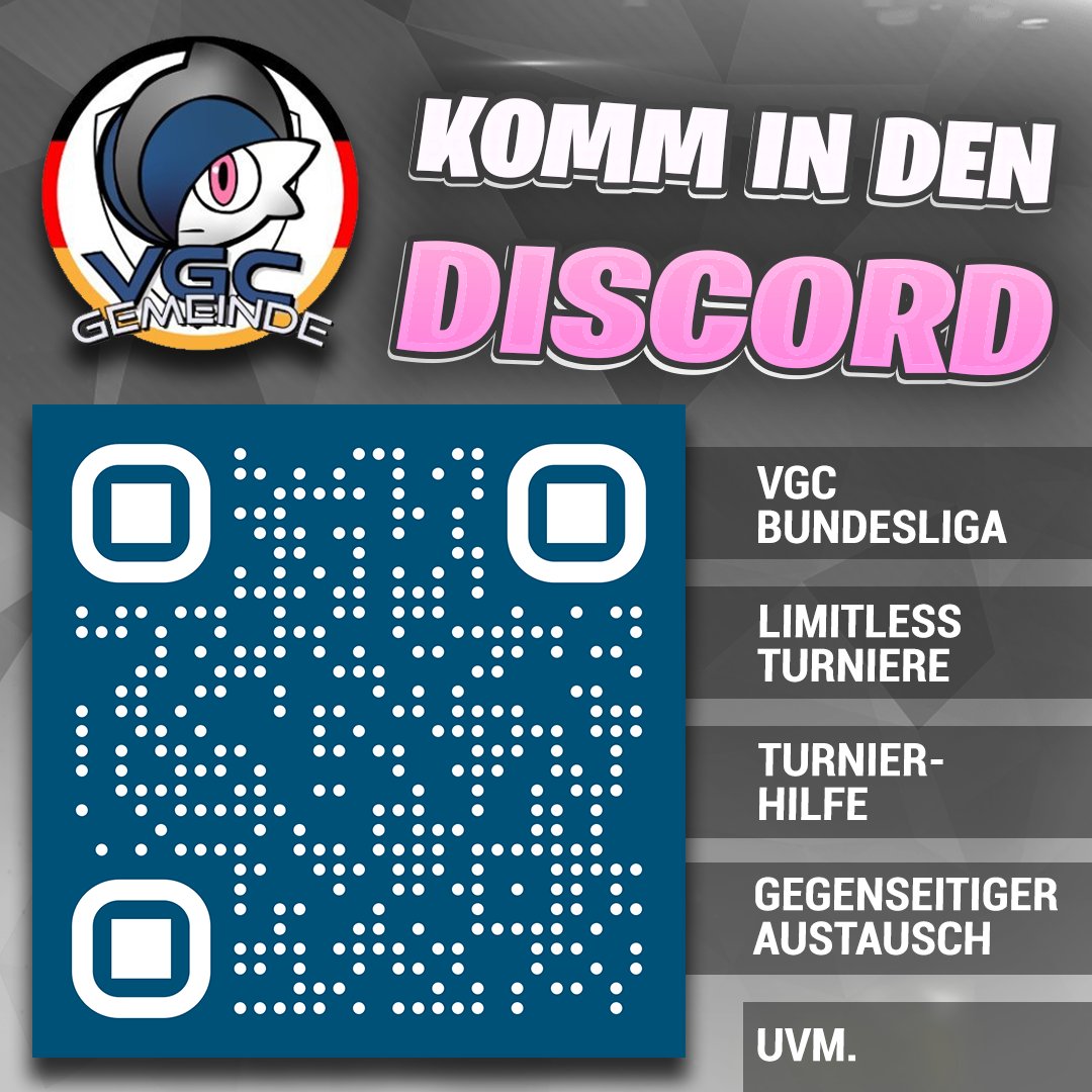 Beim Dortmund Regional ist uns - neben der herausragenden Organisation und Arbeit der Judges (Kuss geht raus) - insbesondere aufgefallen, dass neue Spieler vorallem Anschluss und Kontakte suchen.

An all Jene, tretet bitte dem <a href="/WARRIORESPORT_/">WARRIOR ESPORT e. V.</a> &amp; dem <a href="/VGC_Gemeinde/">VGC Gemeinde</a> Discord bei! ...