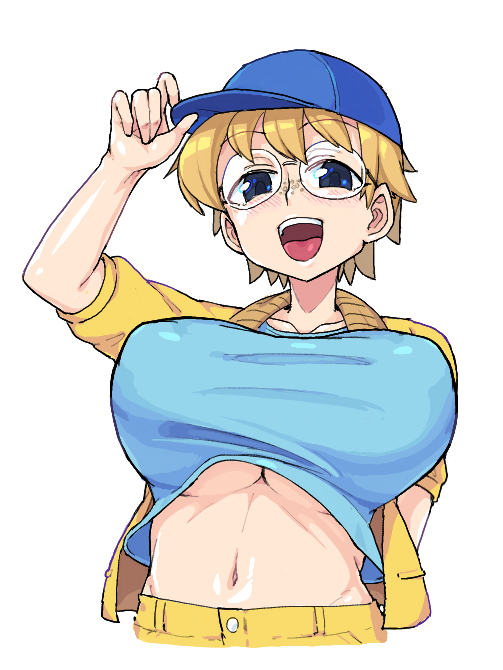 となりの子が艶やかだったので胸を少し盛って描いてみました 