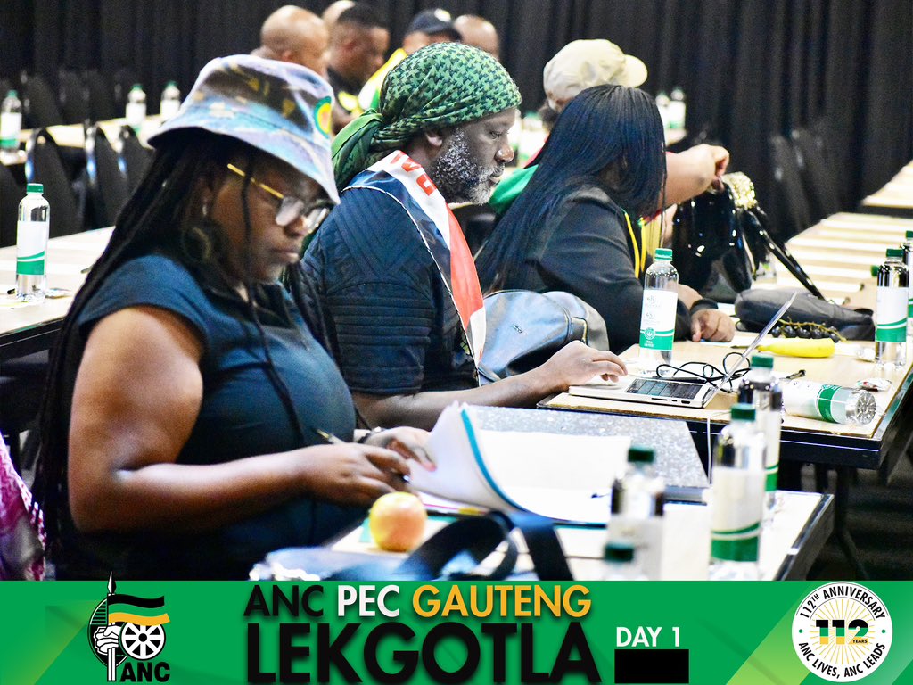 ANC GAUTENG PROVINCIAL EXECUTIVE COMMITTEE (PEC) ORDINARY MEETING 

THE YEAR OF UNITED ACTION TO DEFEND OUR FREEDOM AND ADVANCE A BETTER LIFE FOR ALL: FORWARD TO A DECISIVE VICTORY!

#RegisterToVoteANC 
#GrowingGautengTogether 
#ANCGPatWork
⚫️🟢🟡