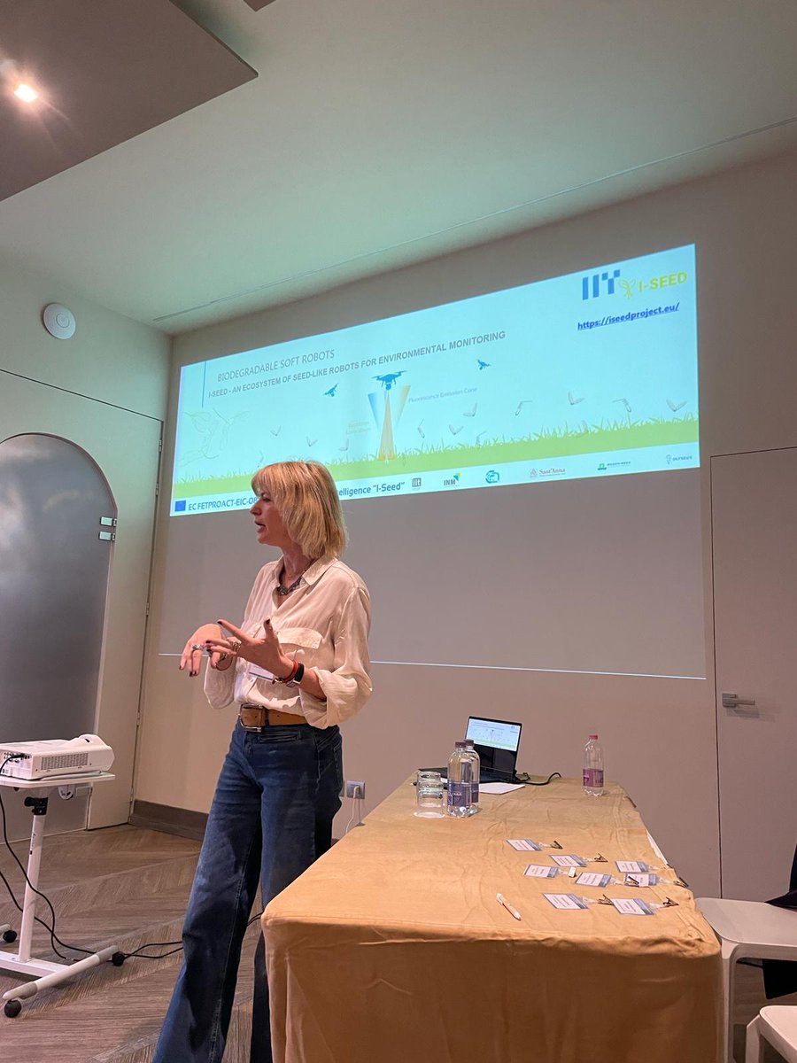 Today, the first day of the First International Winter School on “Environmental Intelligence” that aims to present the latest #technologies to study  #livingbeings and their #ecosystems. Good participation! Coordinated by <a href="/IITalk/">IIT</a> <a href="/BarbaraMazzolai/">Barbara Mazzolai</a> @FETFX_EU <a href="/EUeic/">European Innovation Council</a> <a href="/FutureTechEU/">FutureTechEU</a>