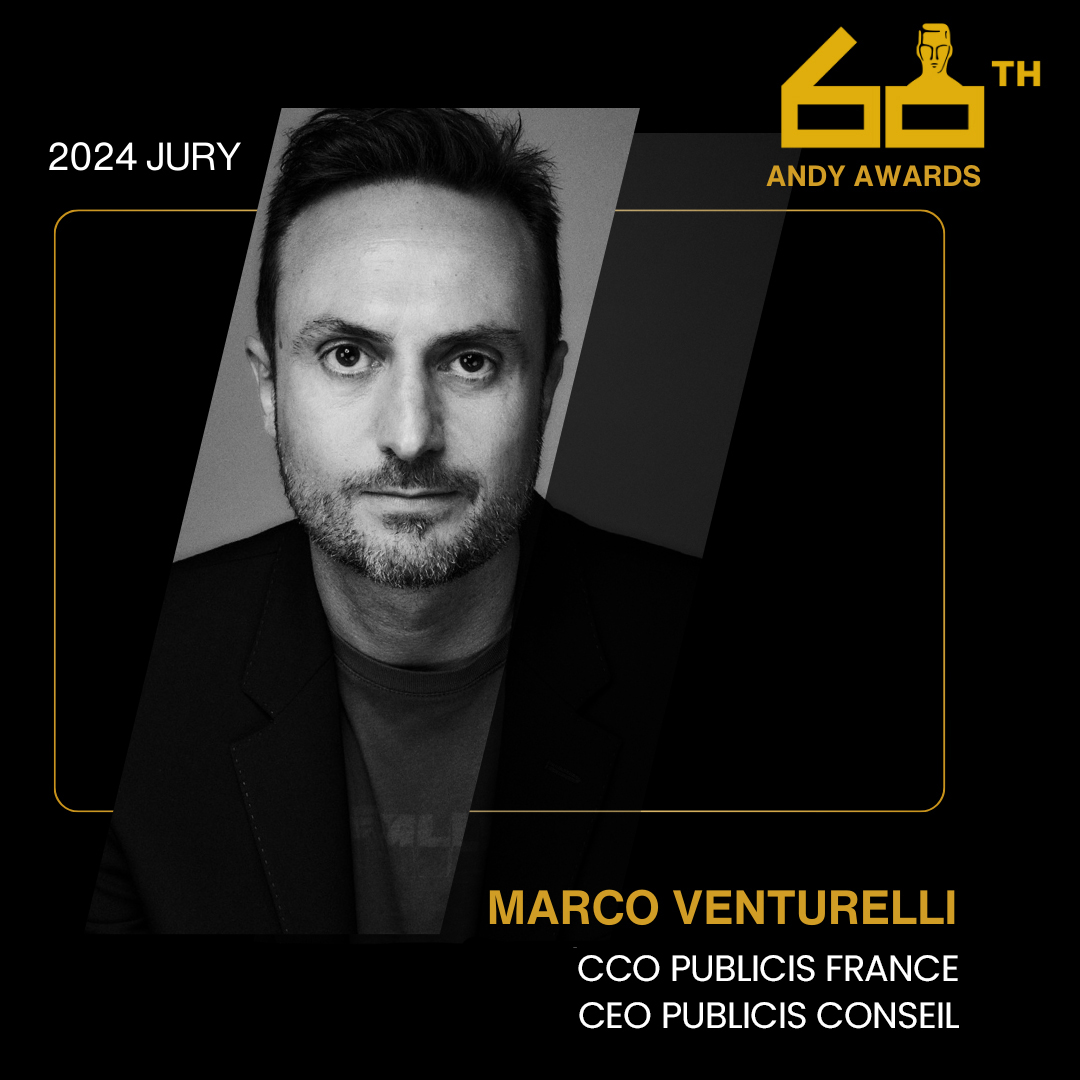 𝗡𝗘𝗪𝗦 𝗝𝗨𝗥𝗬 🏅

<a href="/marcoventurelli/">Marco Venturelli /</a>, CCO de <a href="/publicis_france/">Publicis France</a> et CEO de l'agence sera Jury à la 60ème édition des <a href="/andyawards/">andyawards</a>, qui récompensent les meilleures idées créatives et audacieuses 🔥

#ANDYsGlobal2024