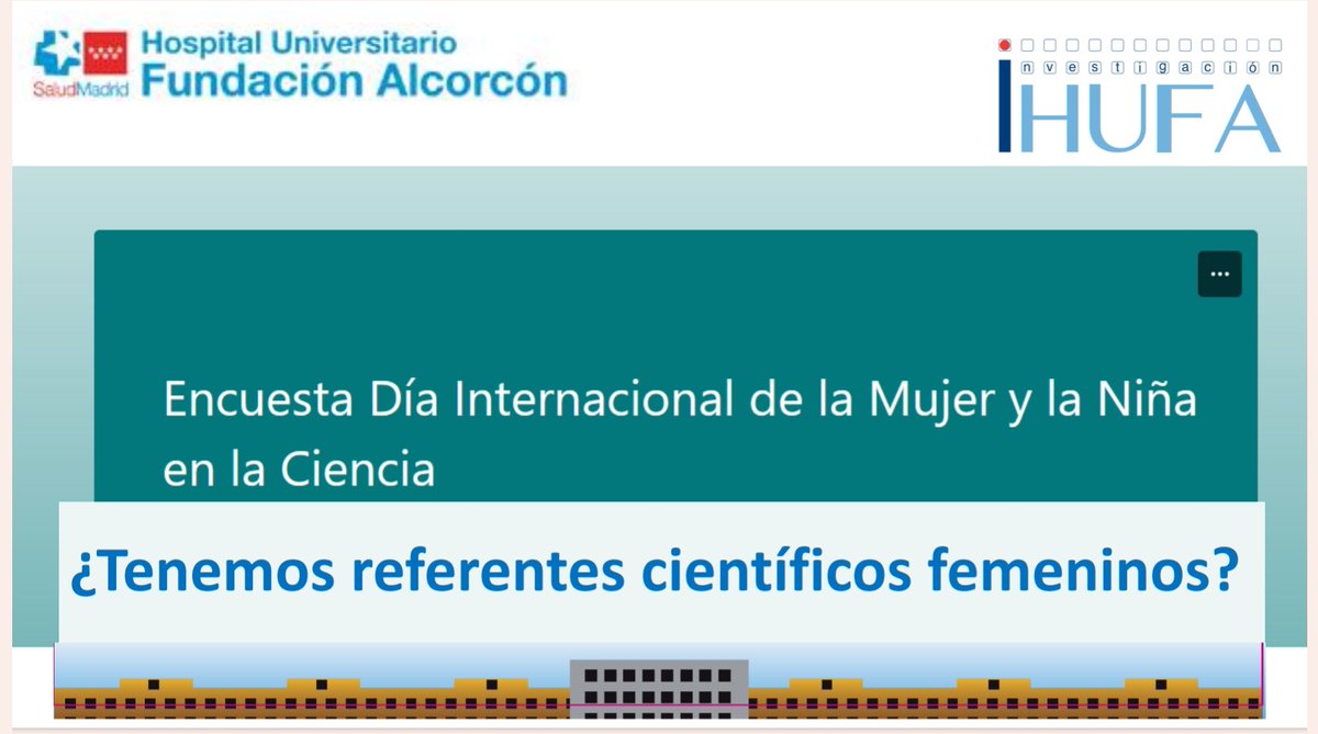HInvestigacion's tweet photo. Interesantes respuestas a la encuesta sobre el Día Internacional de la Mujer y la Niña en la Ciencia, realizada en el HUFA. https://t.co/Mthl23ElzR
