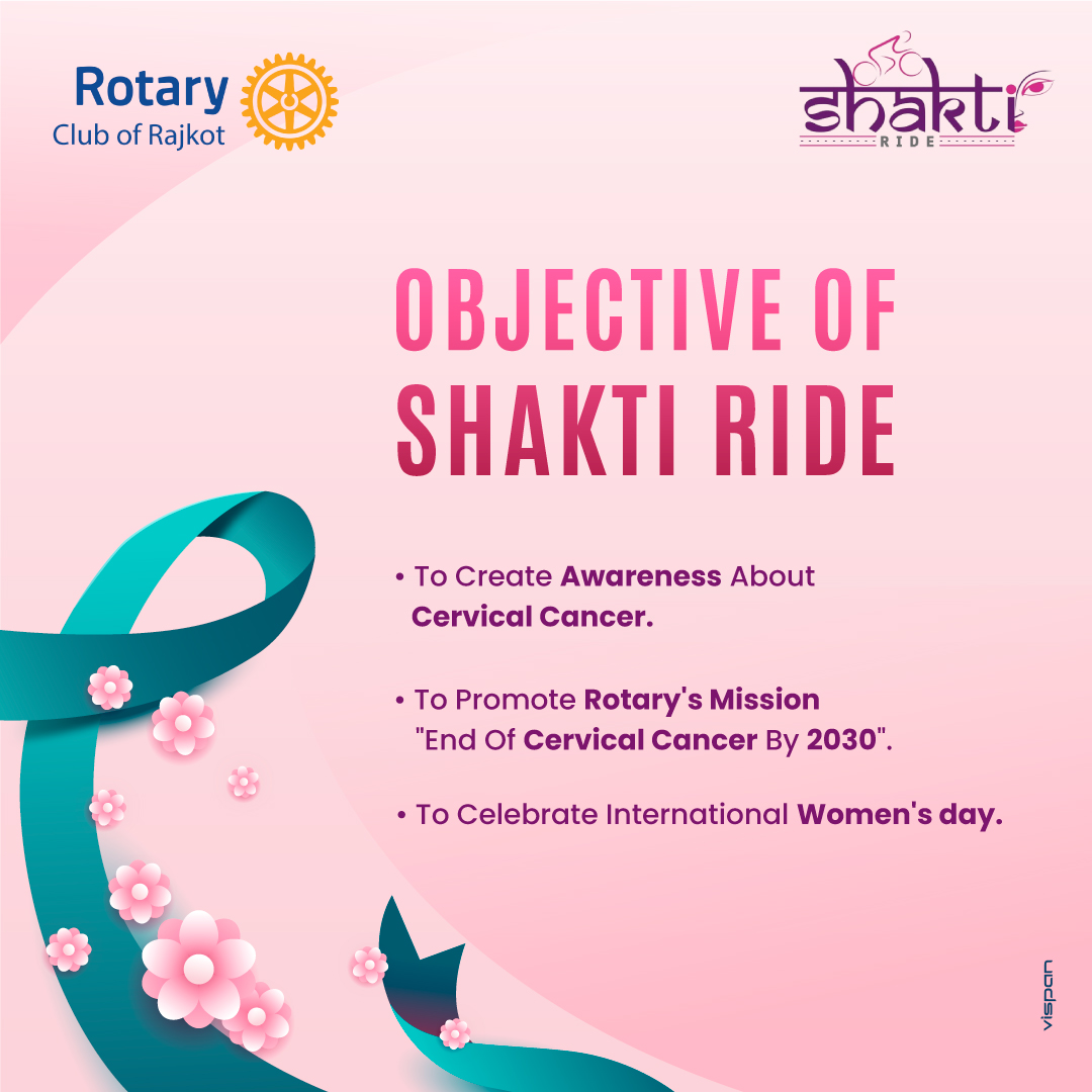 Riding for a Cause: Shakti Ride - Spreading Awareness, Promoting Rotary's Mission, and Celebrating Women's Strength on International Women's Day! 🚴‍♀️

#womenshaktiride #shaktiride #shaktiridewomen #womenempowerment #strength #women #girl #fightagainstcancer #cervialcancer #cancer