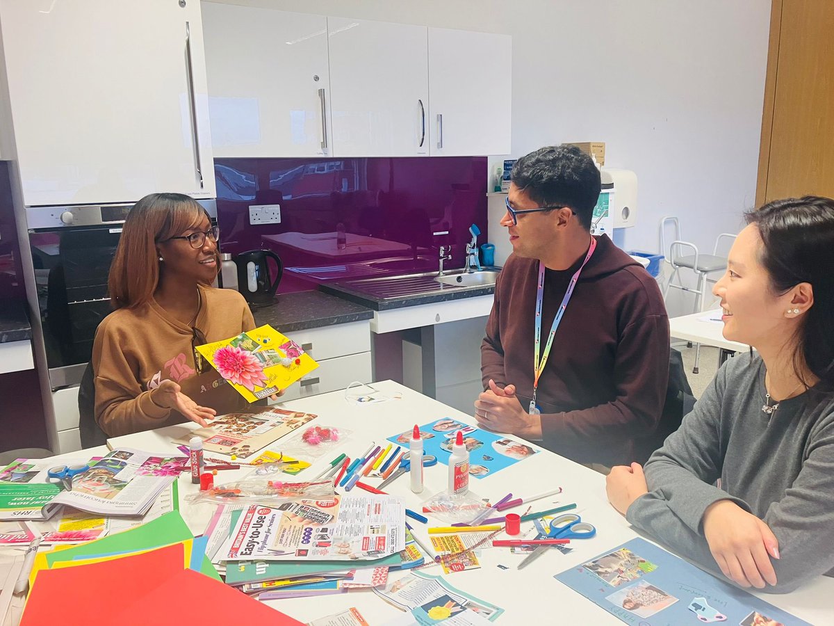 SGUL_OT's tweet photo. Engaging in hands-on practice for group work facilitation skills with our OT MSc students today! Role play sessions bringing theory to life. #MScLife #TeamworkSkills https://t.co/5jNltxfy6e
