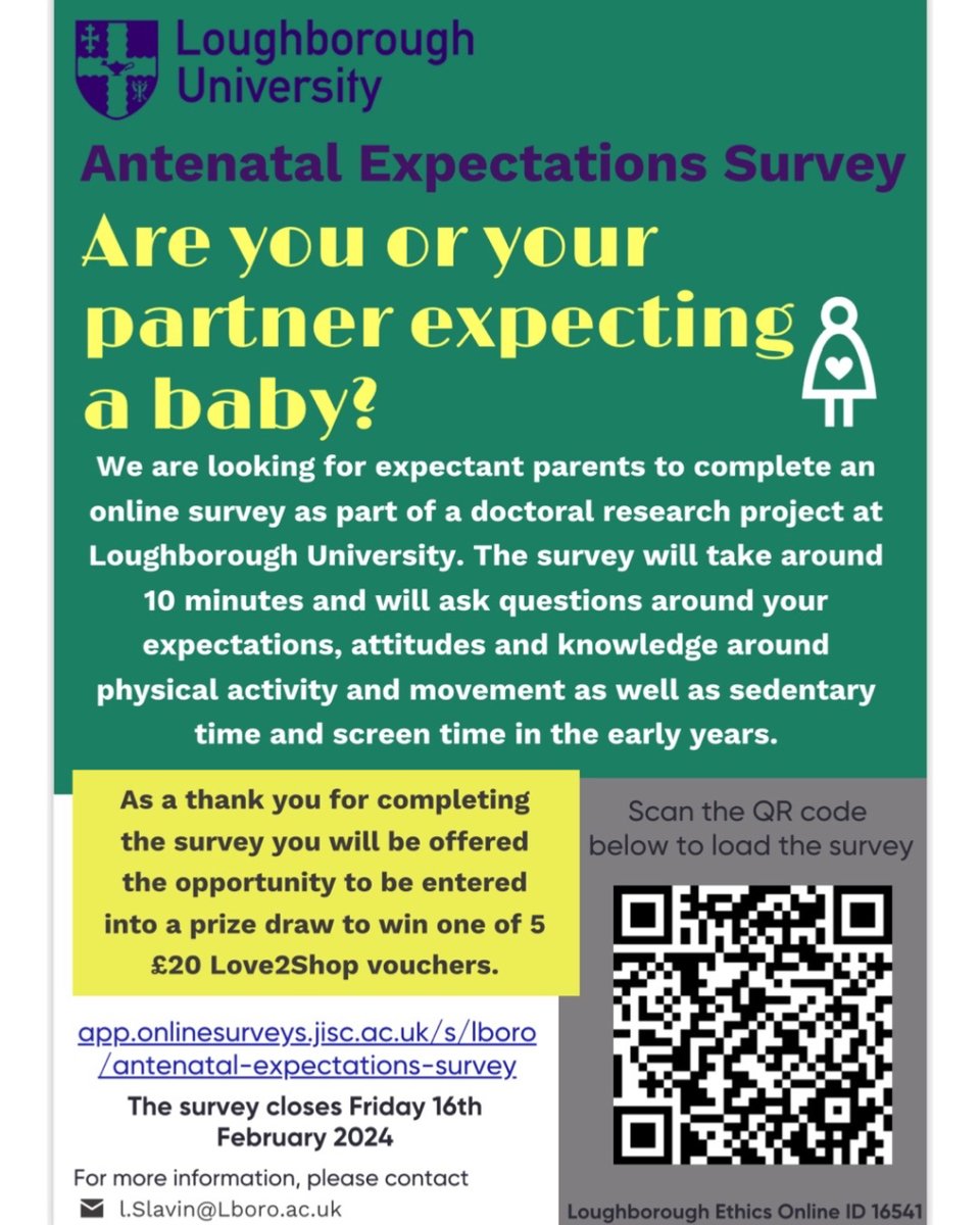 Can you help @lborouniverstiy we are really keen to get the perspectives of the men / partner of this research
#survey #newdads #dadstobe #dadmattersuk #dadmattersgm

i.mtr.cool/poqspqwrfq