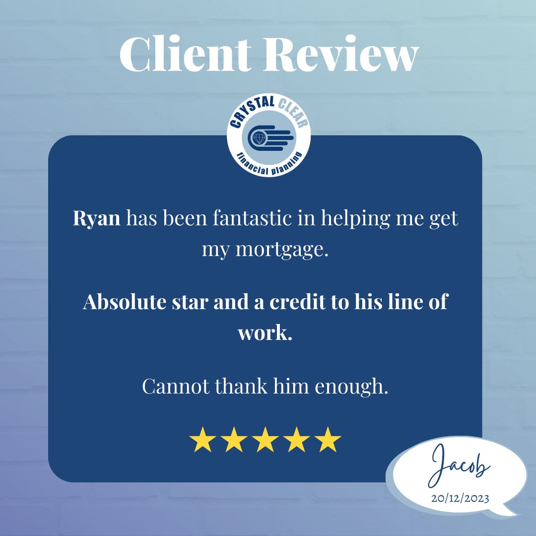 PlanningCrystal's tweet photo. Feedback Friday!🤩

We love receiving feedback from our clients, it’s such a feel-good moment!!

Well done Ryan👏🏼

#happyclienthappyus #5starservice #googlereview #finnacialplanning #mortgage https://t.co/C2AHUt5Tmh