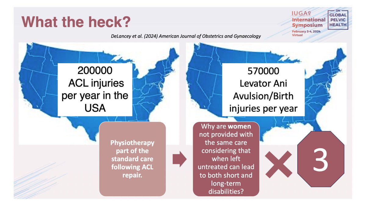 Food for thought. This is from my presentation at the IUGA Symposium. Shouldn’t we prioritise the support and development of pelvic health physios instead of focusing on how we train to enter the specialty <a href="/ashjamesphysio/">Ash James 💭</a>?? Ultimately #women are suffering <a href="/ThePOGP/">POGP</a> <a href="/thecsp/">Chartered Society of Physiotherapy (CSP)</a>