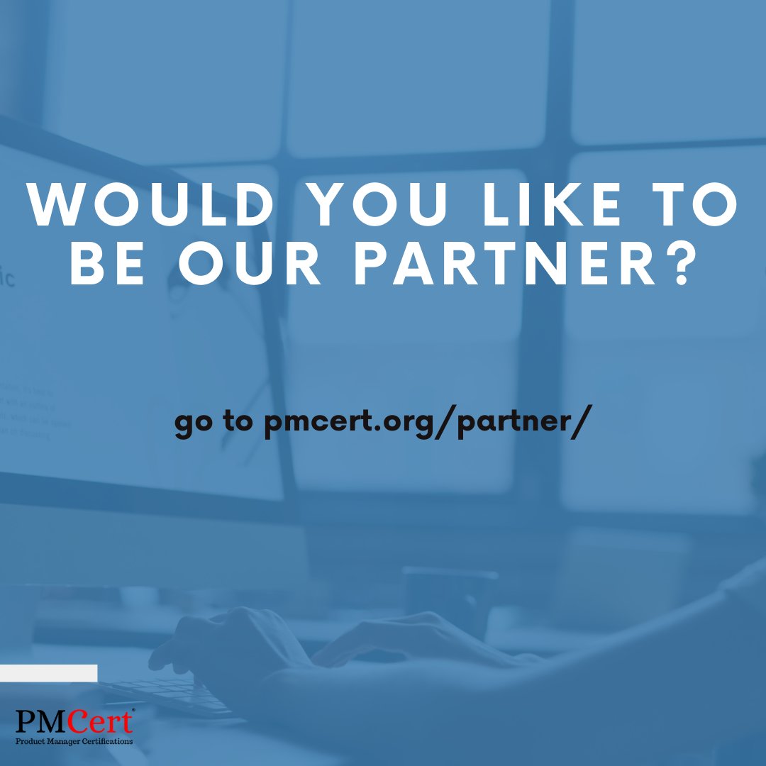 pmcert_official's tweet photo. Would you like to become an Accredited Partner? More information about PMCert Accreditation Process here: https://t.co/Fgwz21tTnY

#pmcert #productmanager #productmanagement #certification #pmcertification https://t.co/IPjBvNFp3G