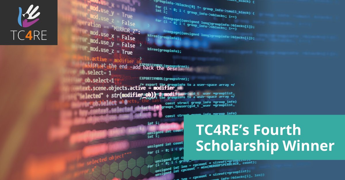 Our fourth TC4RE scholarship winner is driven by a passion for understanding the intricacies of coding &amp; the complexities of machines. 

Moreover, they're aiming to inspire more women to enter the industry &amp; break barriers with her!

#ScholarshipWinner #TechDiversity #WomenInTech