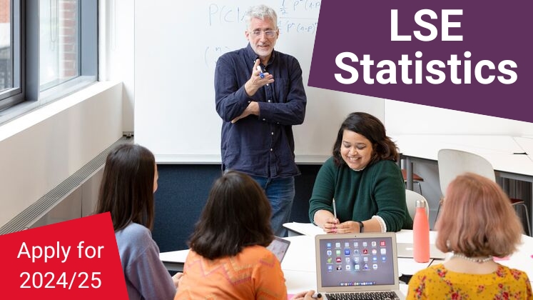 Ready to dive into the world of data? 📊  LSE's master's programmes in statistics are your ticket to data excellence. Apply for 2024/25 today! #LSEStats @LSEStatistics

Learn more about our #MastersProgrammes: ow.ly/K5PQ50QjMXE