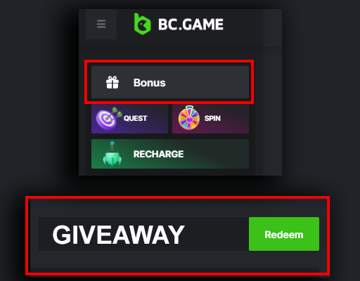 BC.Game Promo Code Is "GIVEAWAY" tweet media
