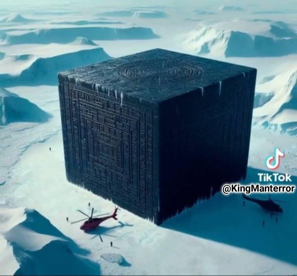 ronin19217435's tweet photo. They enter a huge cube inside the Antarctic ice wall, and minutes count as days https://t.co/e4rBGMU10G