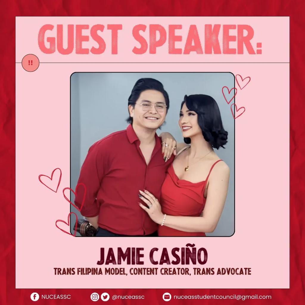 nuceassc's tweet photo. Don't miss out on this opportunity to learn through Ms. Jamie's experiences in love tomorrow, February 13, 2024, via MS Teams. 

#LoveKnowsNoBoundaries
#CEASSC20232024
#CommittedtoExcellence
#AimingforSuccess

Read more at:
https://t.co/5fzitP4WfB https://t.co/clx45FYQt2