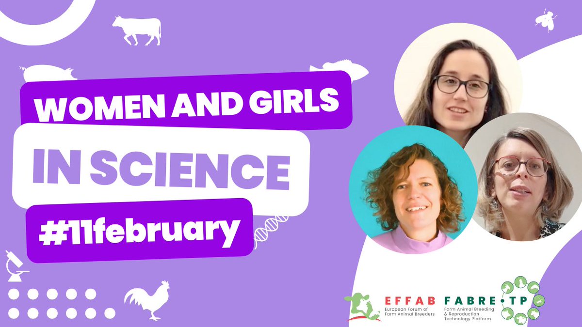 Yesterday, we celebrated the International Day of Women and Girls in #Science. EFFAB recognizes the contributions of women in shaping the scientific landscape, especially women in #AnimalGenetics🧬. Let's kick off this week by reaffirming our commitment to them and empowering the…