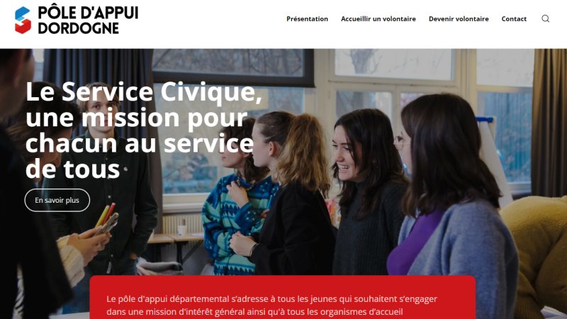 Ligue_24's tweet photo. Un nouveau site web pour le Pole d'appui au service civique en #Dordogne : https://t.co/ppVzrEGl1I
@weblaligue https://t.co/chpVCpQHl5