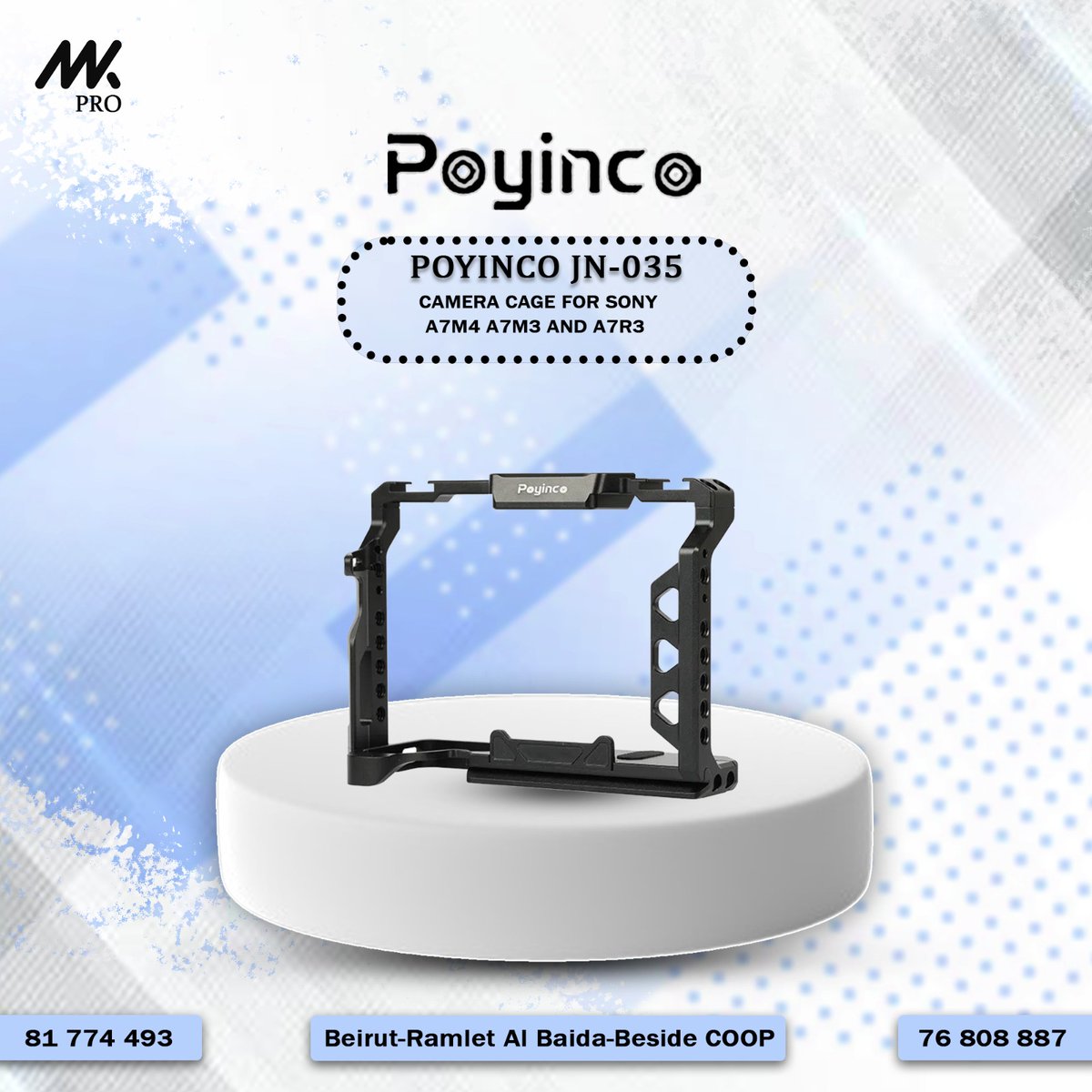 MKPequipment's tweet image. 🌟Capture Memories in Style with the Poyinco Camera Top Handle and Camera Cage! 

👉 Let's connect!

📞 81774493 / 76 808 887
📍 Ramlet Al Bayda - Thomas Edison - Beside Coop 

Visit our website to shop more! 👇
🌐mkpro.net

#Poyinco #CameraAccessories #TopHandle