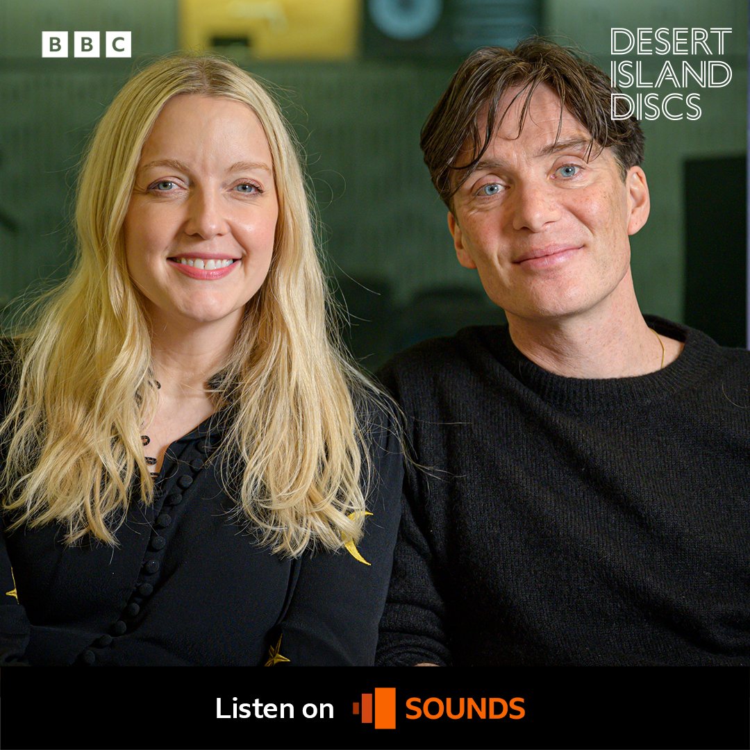 Our latest castaway to the desert island is Cillian Murphy. The Oppenheimer and Peaky Blinders star shares the soundtrack of his life with @laurenlaverne Desert Island Discs | Listen on BBC Sounds bbc.co.uk/sounds/play/m0…