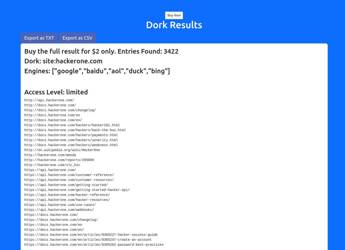 HusseiN98D's tweet image. Highly increased performance of DorkMe.com - we are now able to grab all links from Google, Bing , DuckDuckGo, Baidu &amp;amp; AOL in less than 2 minutes! 🤩 And this includes all pages results. Approximately 300 pages per engine. You can directly try on the homepage at…