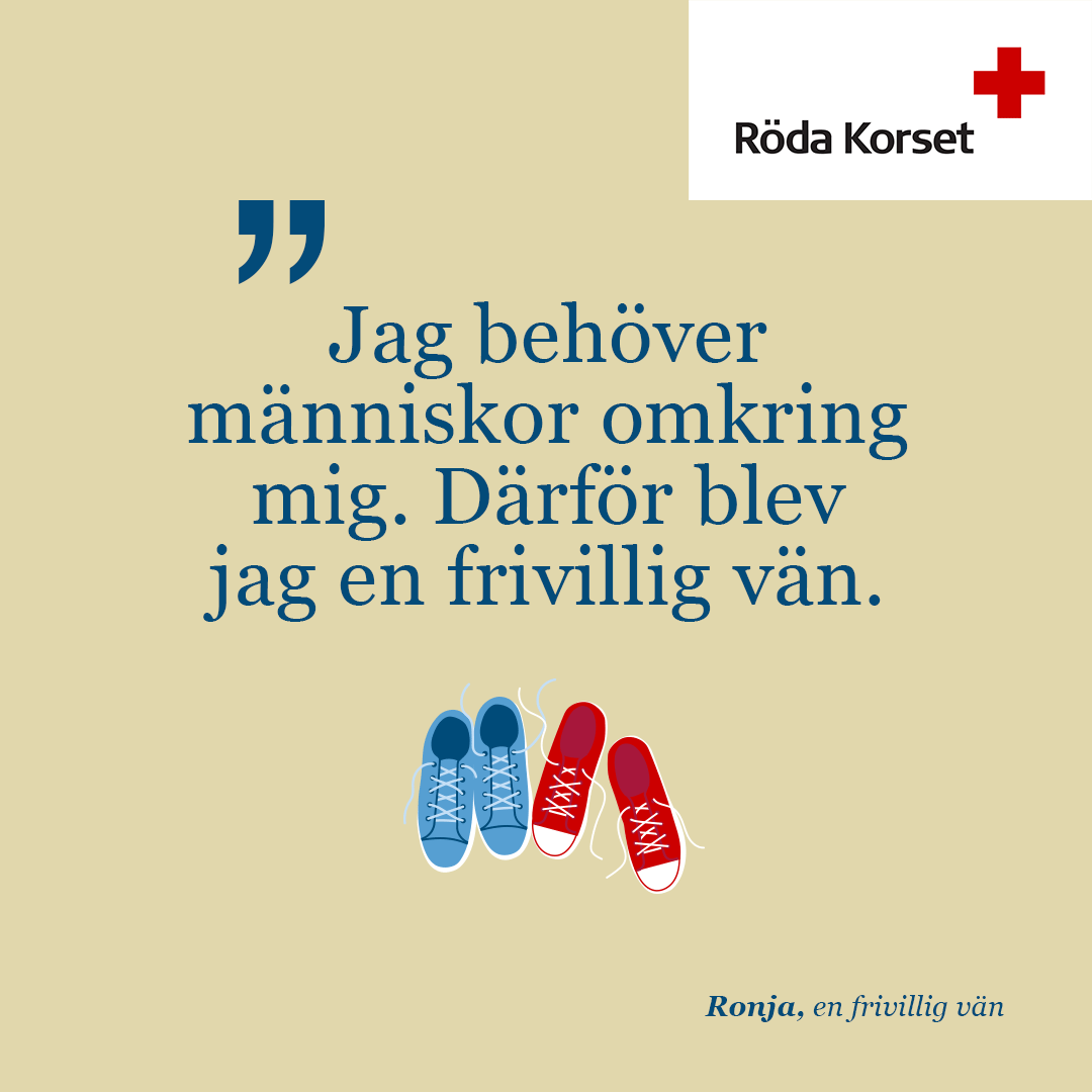 FRKOsterbotten's tweet photo. Glad vändagsvecka!
För att bli frivillig vän krävs inte annat än förmåga att lyssna och vara närvarande. Läs mer om Röda Korsets vänverksamhet och anmäl dig till en kurs här: https://t.co/eRgSyut87e
#vändagen #ystävänpäivä #ensamhet https://t.co/6y1ugG1Se1