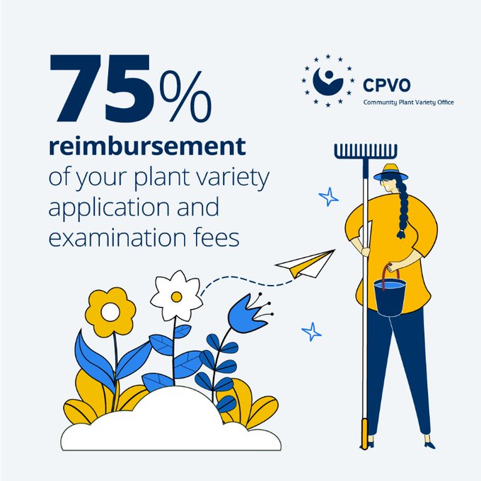 CPVOTweets's tweet photo. ๐ฃ Calling all Plant Breeders!
The CPVO is fully committed to nurturing your innovative spirit. ๐ผ
Find out how the 2024 SME Fund can turn your vision into reality: https://t.co/mUUrLJJBxQ
#CPVR #PlantBreeding @IdeasPowered @EU_IPO https://t.co/Zok6lvDYyD