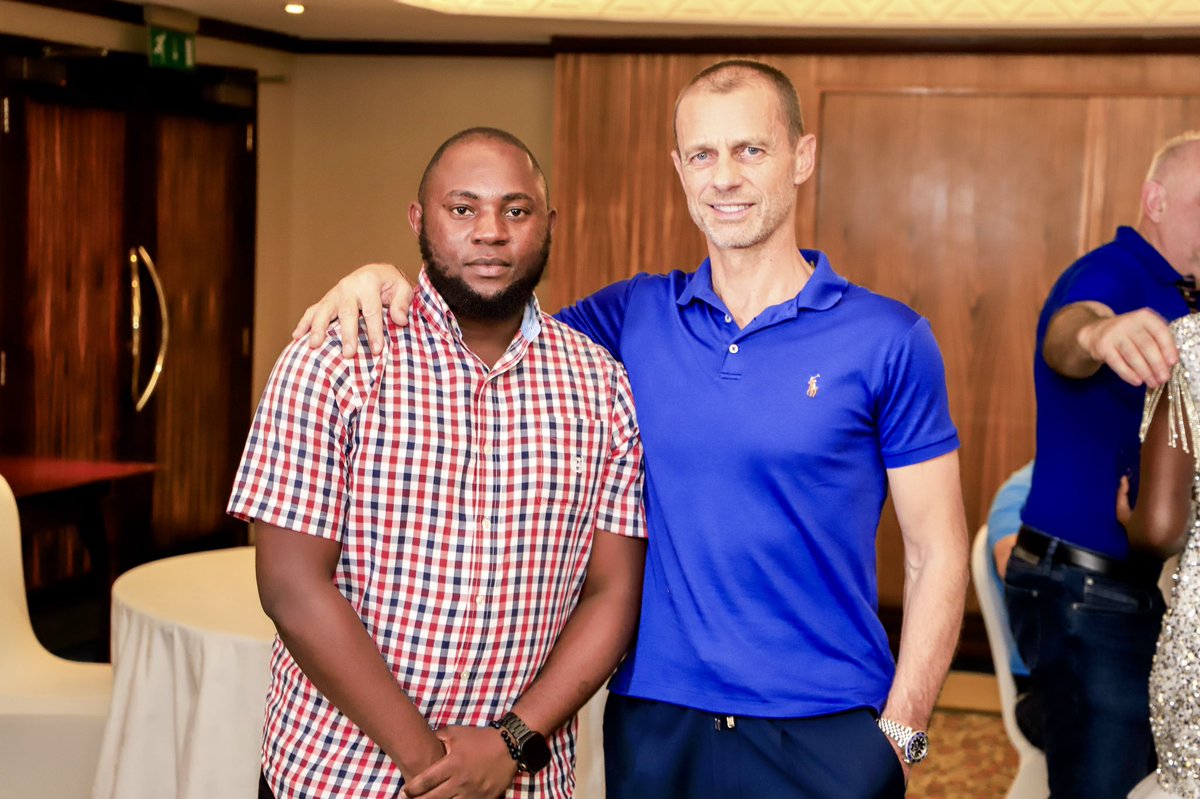 An evening with <a href="/UEFA/">UEFA</a> President Aleksander Čeferin 

📸 <a href="/francis_isano/">📸 Isano Francis</a>