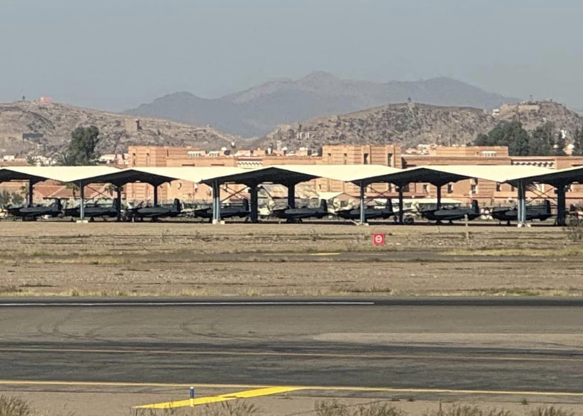 FAR_MAROC's tweet photo. #MMF #MoroccanMilitaryForum #RMAF #T6C 
📍Marrakech 11th February 2024, Hawker Beechcraft T-6C Texan II https://t.co/cMeYlGgvEE