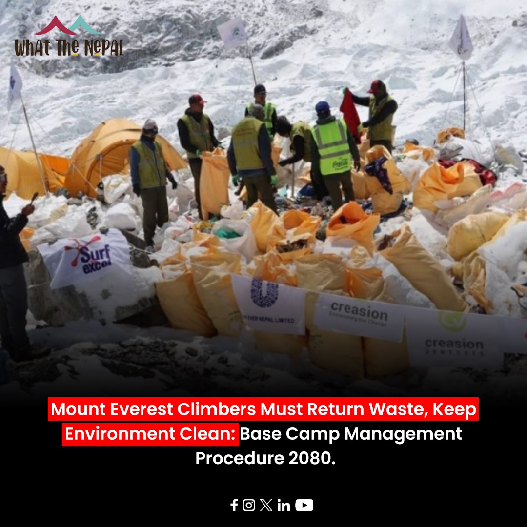 Read More: whatthenepal.com/2024/02/12/mou…
#nepal #mounteverest #mounteveresttrek #cleanlinesscampaign #sagarmatha #mounteverestbasecamp #environment #environmentalist #environmentallyfriendly #basecamp #basecampeverest #Syangboche #humanitarian #purposes #whatthenepal